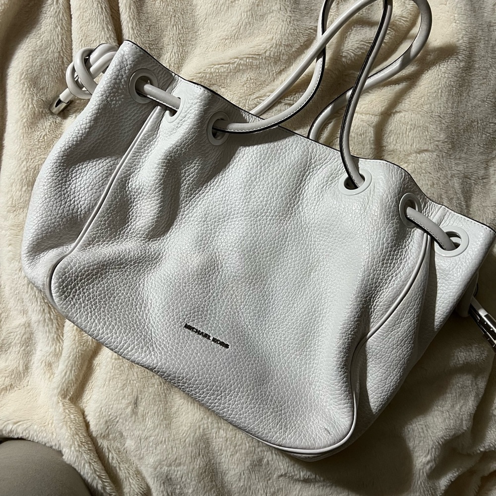 White Leather Michael Kors